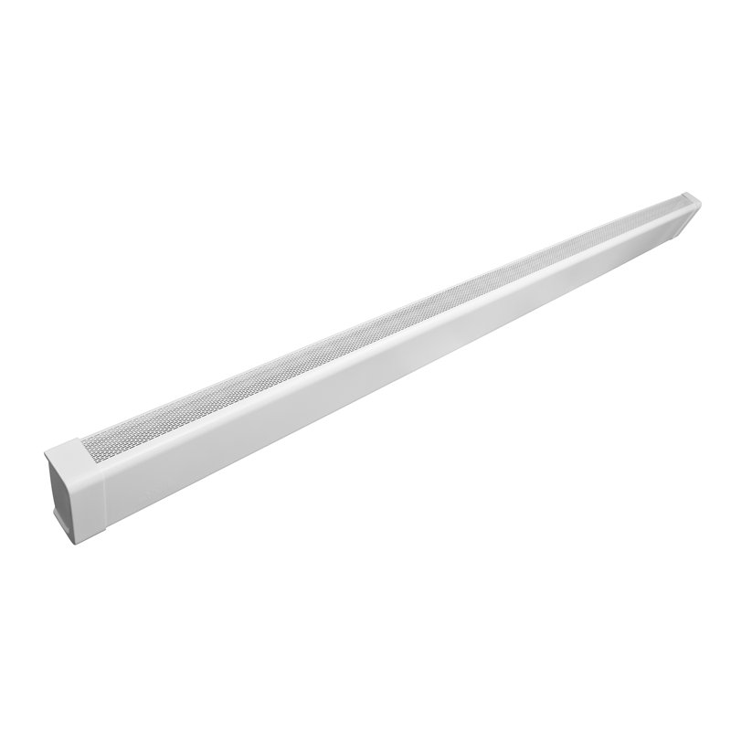Plinthe chauffante en aluminium blanc Titan, H 8 po x l 87 po x P 3 po
