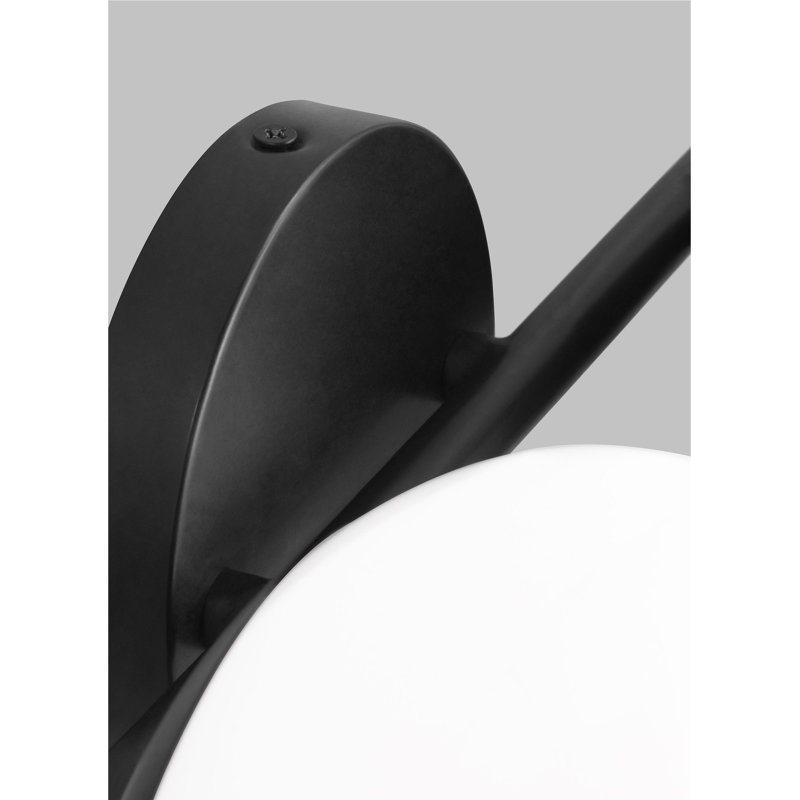 Vibi 4 Light Alabaster Dimmable Vanity Light, Aged Iron