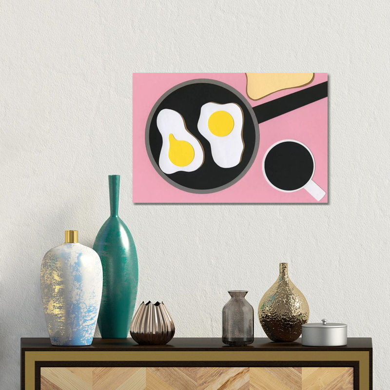 «Mr. D'z Breakfast», reproduction d'art sur toile tendue, H 12 po x l 18 po, Toile tendue, Ne s’applique pas