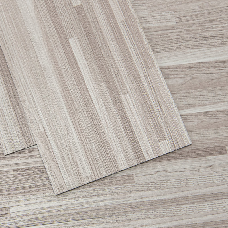 Art3d 6 in.x36 in. Peel and Stick Vinyl Flooring, Self-Adhesive Flooring Tiles, 36-Pack 54 Sq.Ft, Dusty Gray