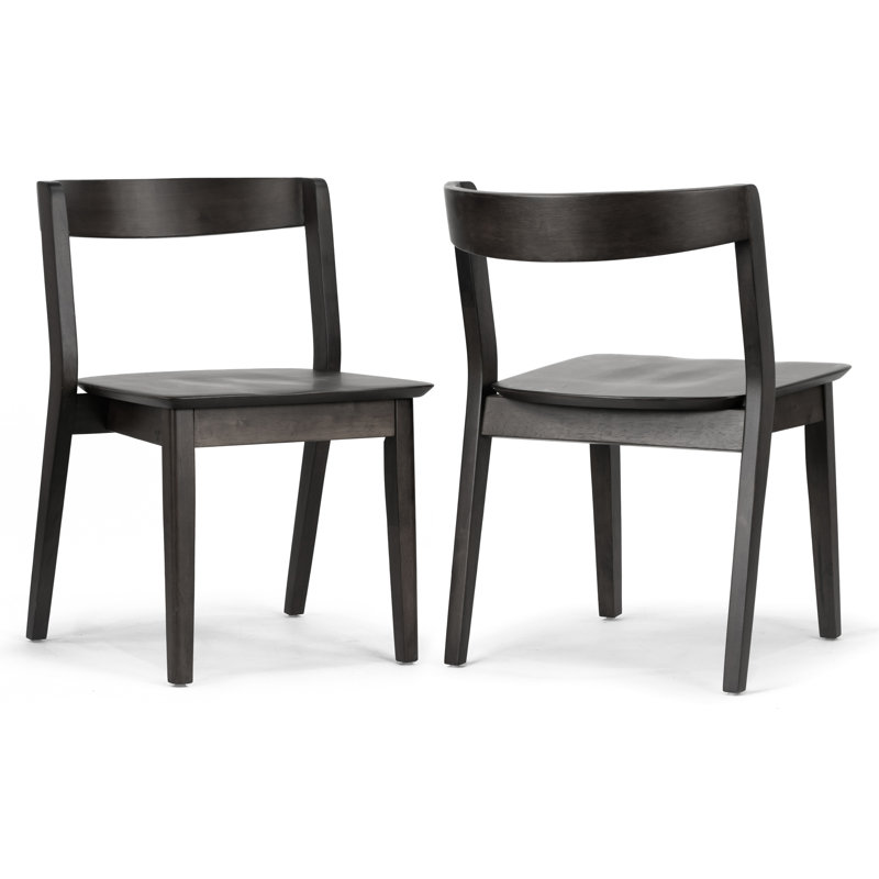 Ayslinn 17.52'' H Upholstered Side Chair, Black Wash