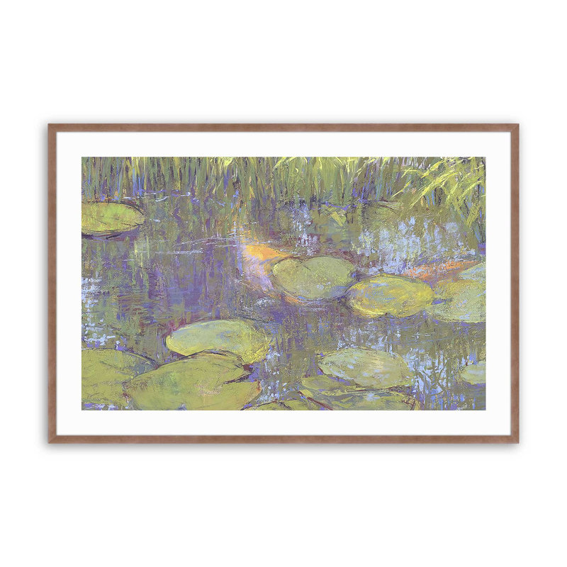 «Game of Shadows» encadré sur papier par Carol Strock Wasson, Rose poudre, H 19 po x l 25 po x P 1,375 po