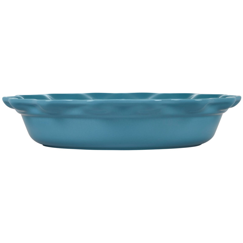 Le Creuset Stoneware 9" Pie Dish, Caribbean