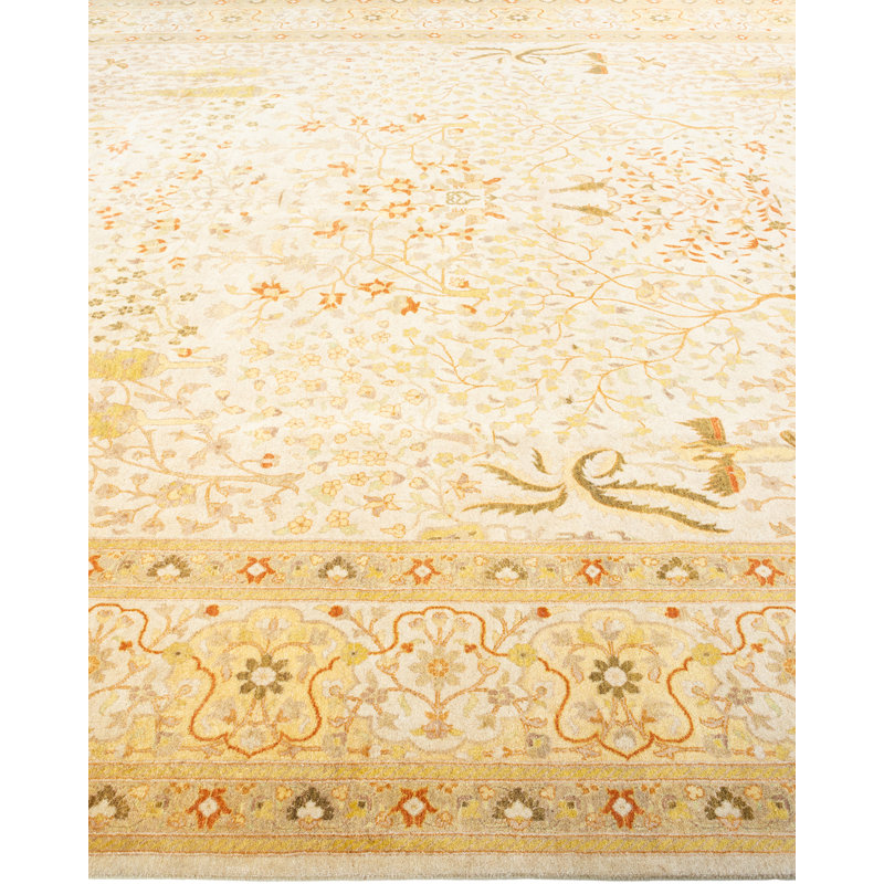 Classic One-of-a-Kind 9' 2" X 12' 4" Hand Knotted Area Rug
