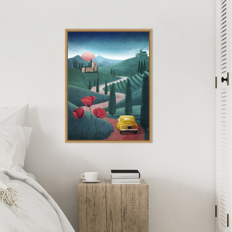 Impression sur toile encadrée "Tuscany" par Emel Tunaboylu, H 30 po x l 23 po