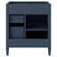 Base de meuble-lavabo autoportant moderne 30 po sans lavabo Oryvex