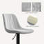 Styner Swivel Upholstered Adjustable Height Counter Stool with Metal Frame-356023103