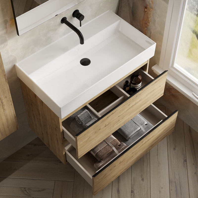 Bethene 80mm Single Bathroom Vanity with Basin