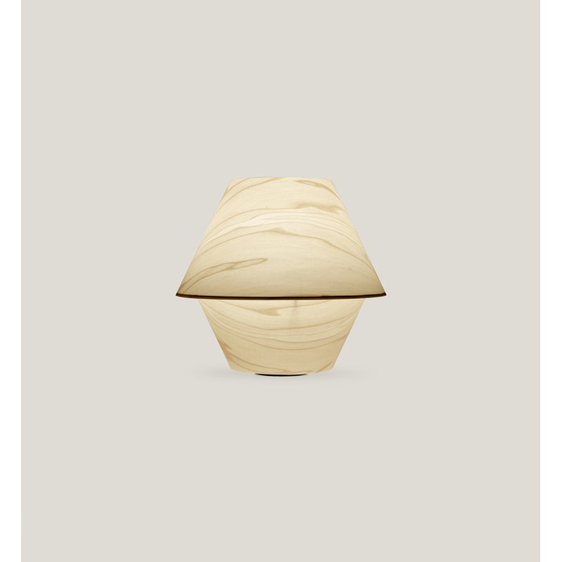 Hotel Simple Table Lamp, 13.6" Dia., Ivory White, Non-Dimmable