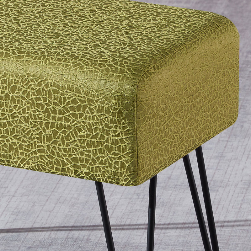 Niotaze Upholstered Ottoman, Sweet Pea