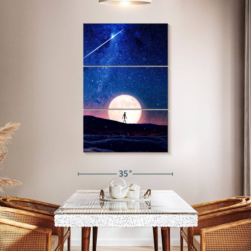 Kelan Space Walking Dead, 50" H x 32" W