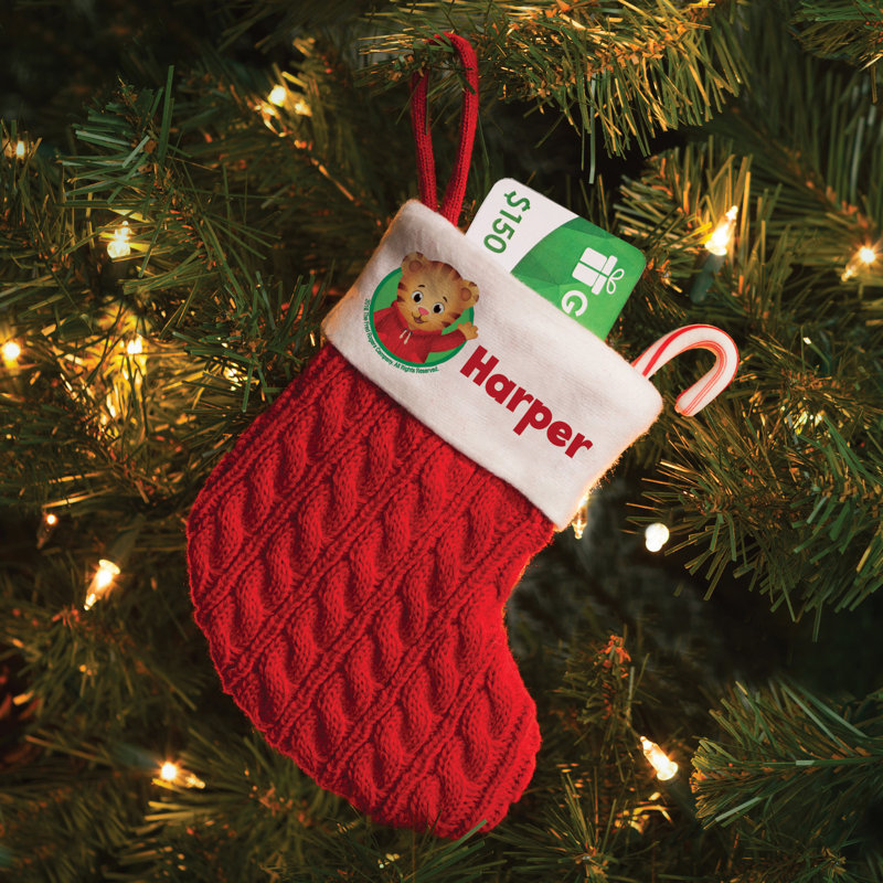 Daniel Tiger Personalized Mini Stocking, Yes