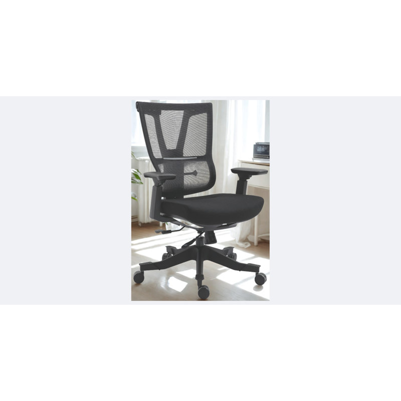 Chaise de bureau ergonomique Moov, Noir