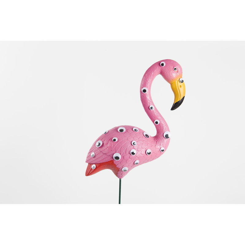 Pink Flamingo by LoulouVonGlup - Wrapped Canvas Print, 61cm H x 91cm W x 3.8cm D
