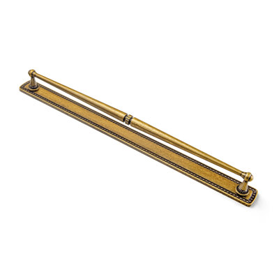 Poignée de tiroir rétro Vintage G018 - laiton antique, poignée décorative détaillée pour armoires et meubles