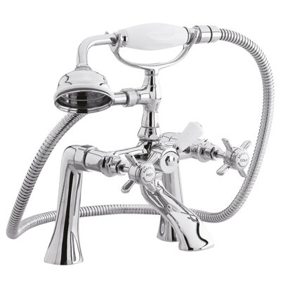 3 Handle Bath Shower Mixer with Diverter and Handshower Included