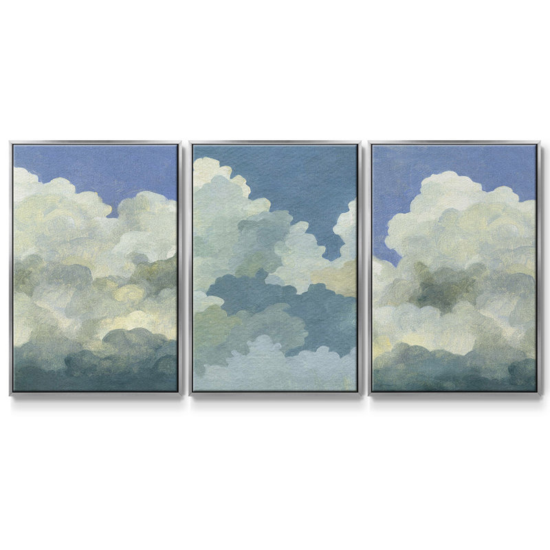Cumulus Tower I 3 pièces, Argent, H 36 po x l 72 po