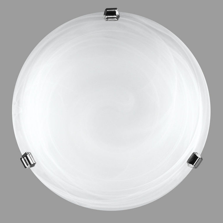 Stennett 1-Light LED White Flush Mounted Sconce