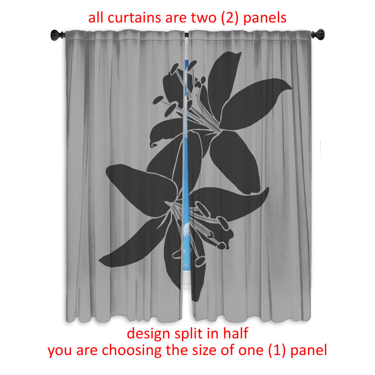 Bless international Keonta Polyester Room Darkening Curtain Pair