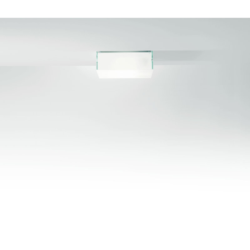 Flush Mounted Sconce, Opal White