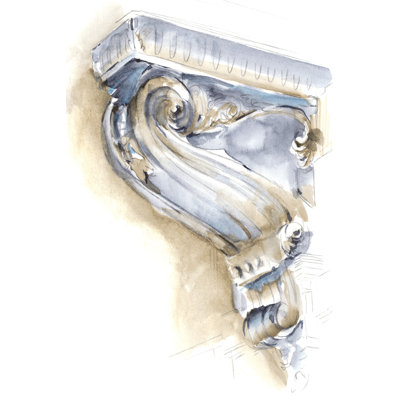 Architectural Sketch IV by Ethan Harper - Painting