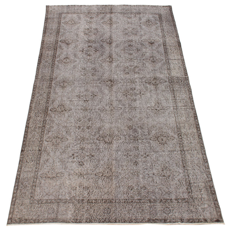 Tapis gris à transition de couleur 5 pi 5 po x 9 pi 2 po