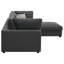 Canapé modulaire avec repose-pieds 4 pièces Rhette-1468534591