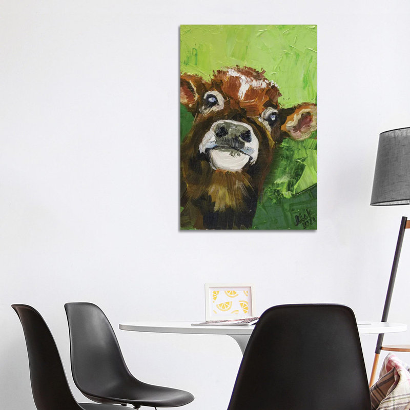 Calf 1 Piece Wall Art on Canvas, 101.6 cm H x 66.04 cm W x 1.91 cm D, No Frame