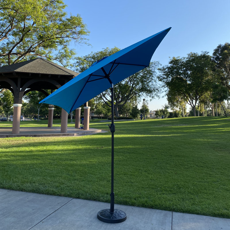 Parasol de marché carré 77,95 po Romeshia, Bleu
