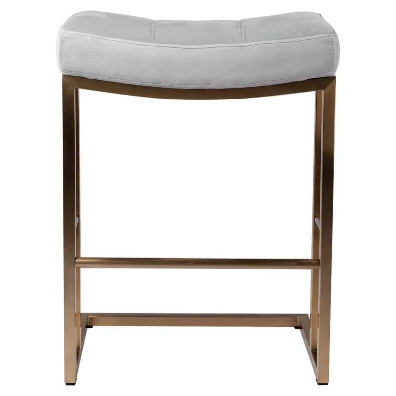 Tabouret de bar 26 po Bernadetta, Gris