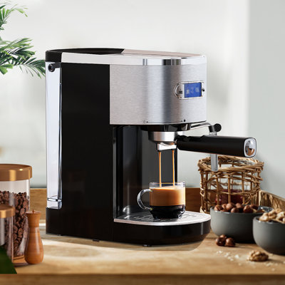 Espresso Machine , Coffee And Espresso Maker Combo All In One Coffee Machine, 20 Bar Cafe Espresso Machine With Milk Frother For Latte Cappuccino