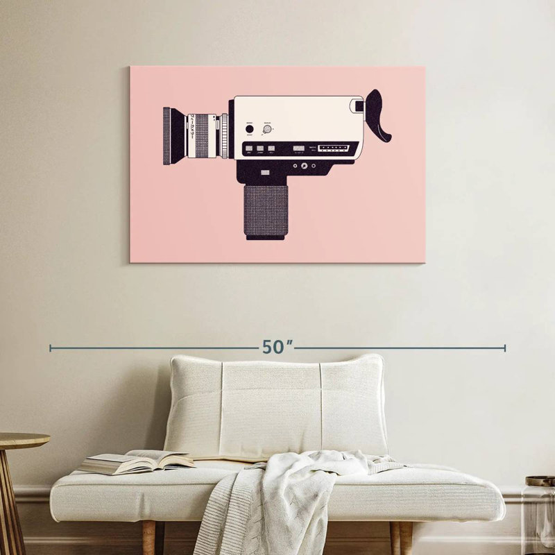 Senne Super 8 Camera, 26'' H x 39'' W