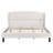 Warrick King Size Upholstered Platform Bed Frame with Wingback Headboard | No Box Spring Needed-117276380