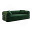 Canapé à compression de 78,8 po, canapé-lit convertible au sol avec accoudoirs avec dossier coussiné, canapé-lit futon confortable, canapé modulaire sans dossier Loveseat, tissu velours côtelé, pour le salon, la chambre à coucher, vert-1700759428