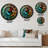 Cosmic Calculations Ancient Cartography II Metal Wall Clock-93380778