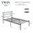 Steel Piece Bedroom Set-88661366-88661553