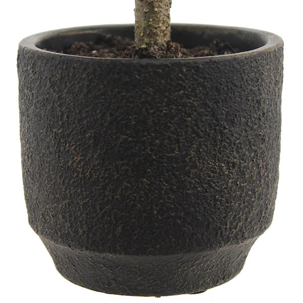 SEASONAL GREENERY TREE S/2 CEDAR FLOCKED POT 2FT