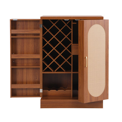 Azizur 28.9 " L Bar Cabinet