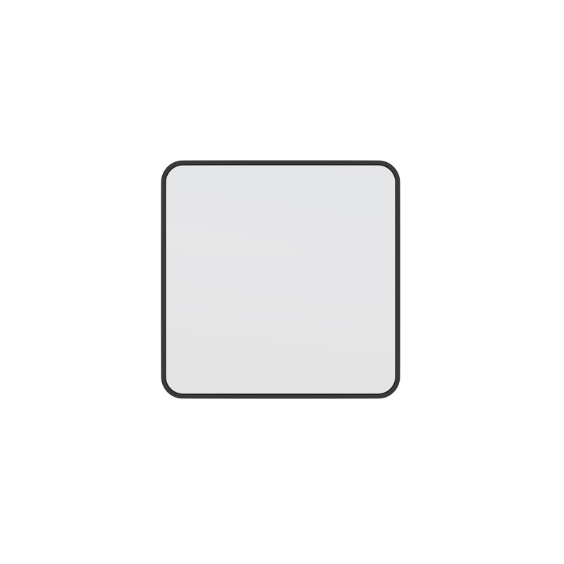 Trinity Metal Mirror, Black