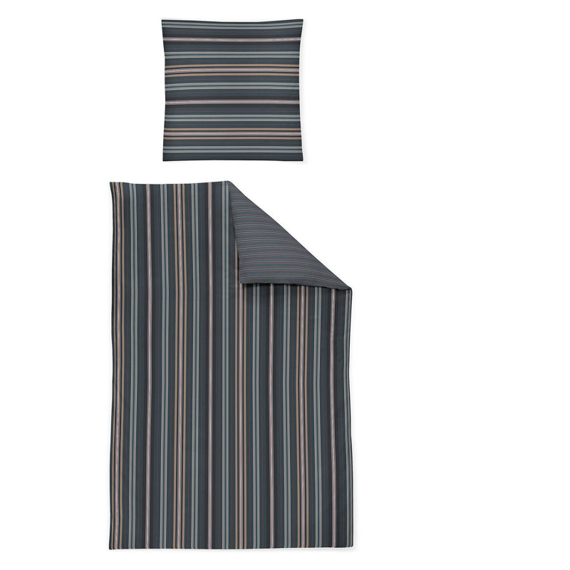 Sky 8421 Mako Satin Duvet Cover Set, 155 x 200cm - 1 Pillowcase ( 80 x 80cm), Blue