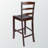 Alaina Solid Wood Counter Stool in Rich Walnut Finish, 39.44" H X 16.3'' W X 17.57" D-729473499