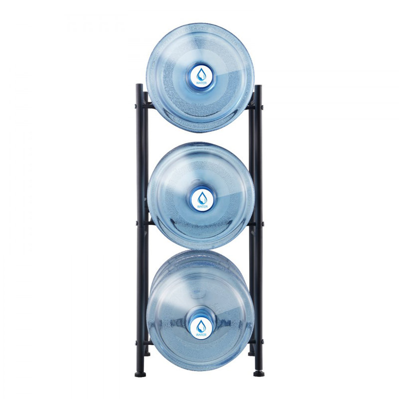 Support à 3 rangées de bouteilles d'eau pour 3 bouteilles