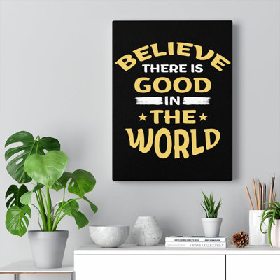 Good In The World - Wrapped Canvas Print
