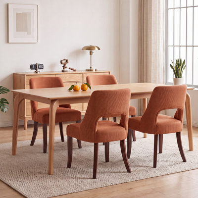 Chaise de salle à manger rembourrée Arlene