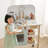Freniland - Compact Small Kitchen Toy Set for Kids Ages 3+,Sink, Pot,Pan,20 Food Accessories Included