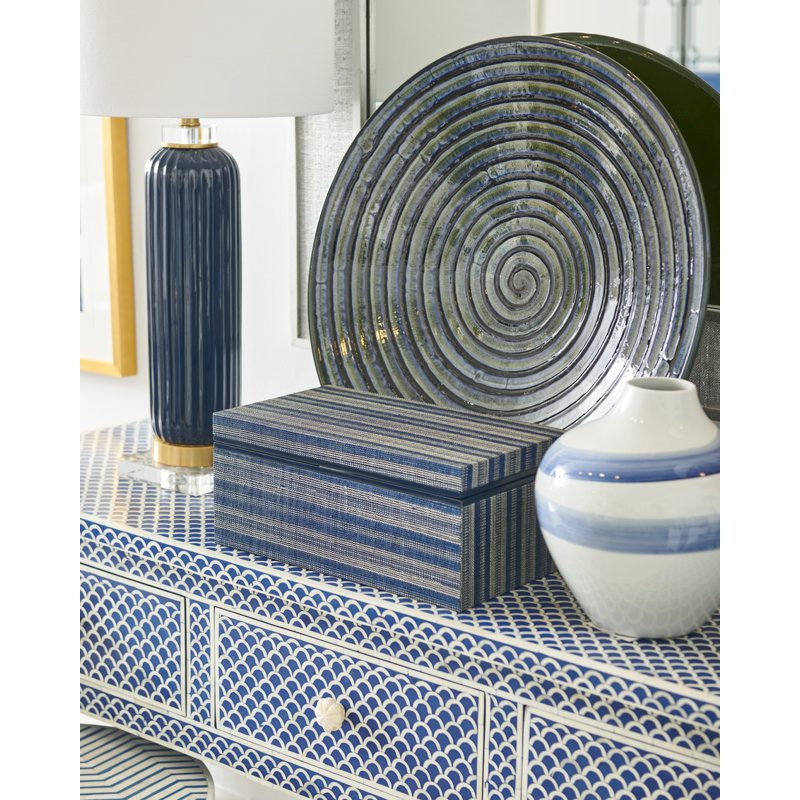 Swirl Ceramic Decorative Plate