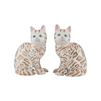Coco Cat Statues - Pair