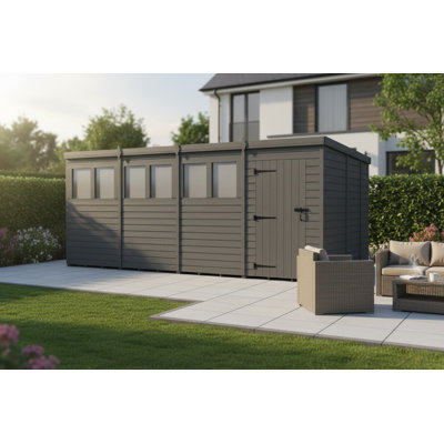18x9 Pent Composite Shed