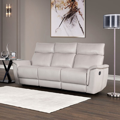 Upholstered 86'' Reclining Sofa