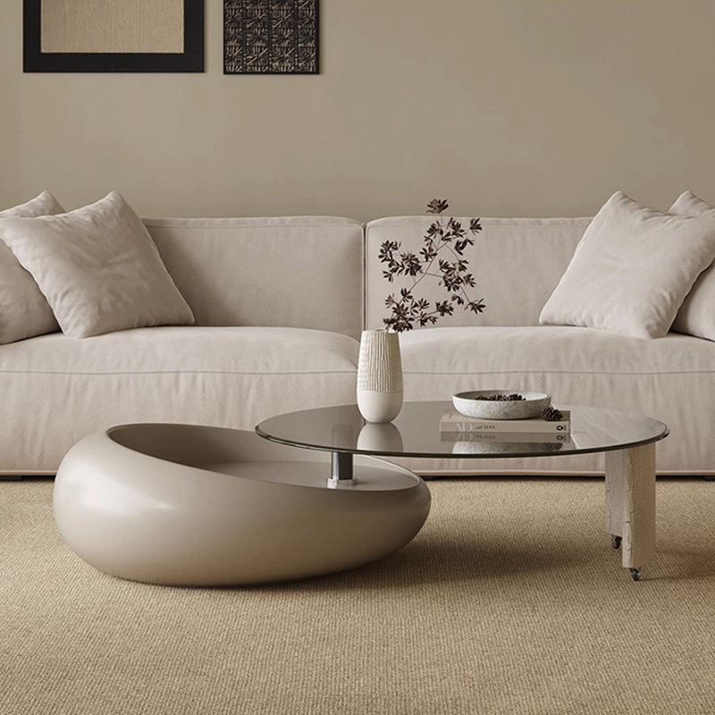 Table basse ronde de style italien